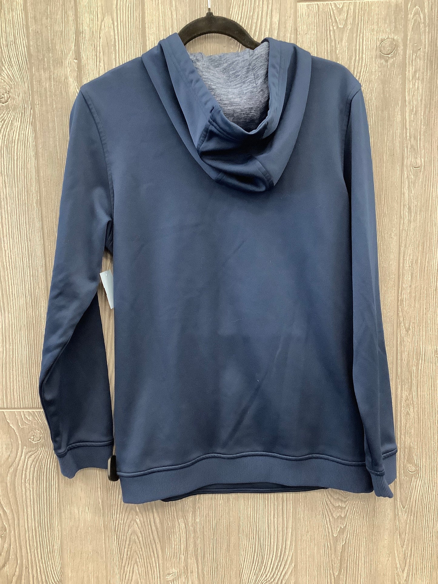 Athletic Sweatshirt Hoodie By Under Armour In Blue, Size: S