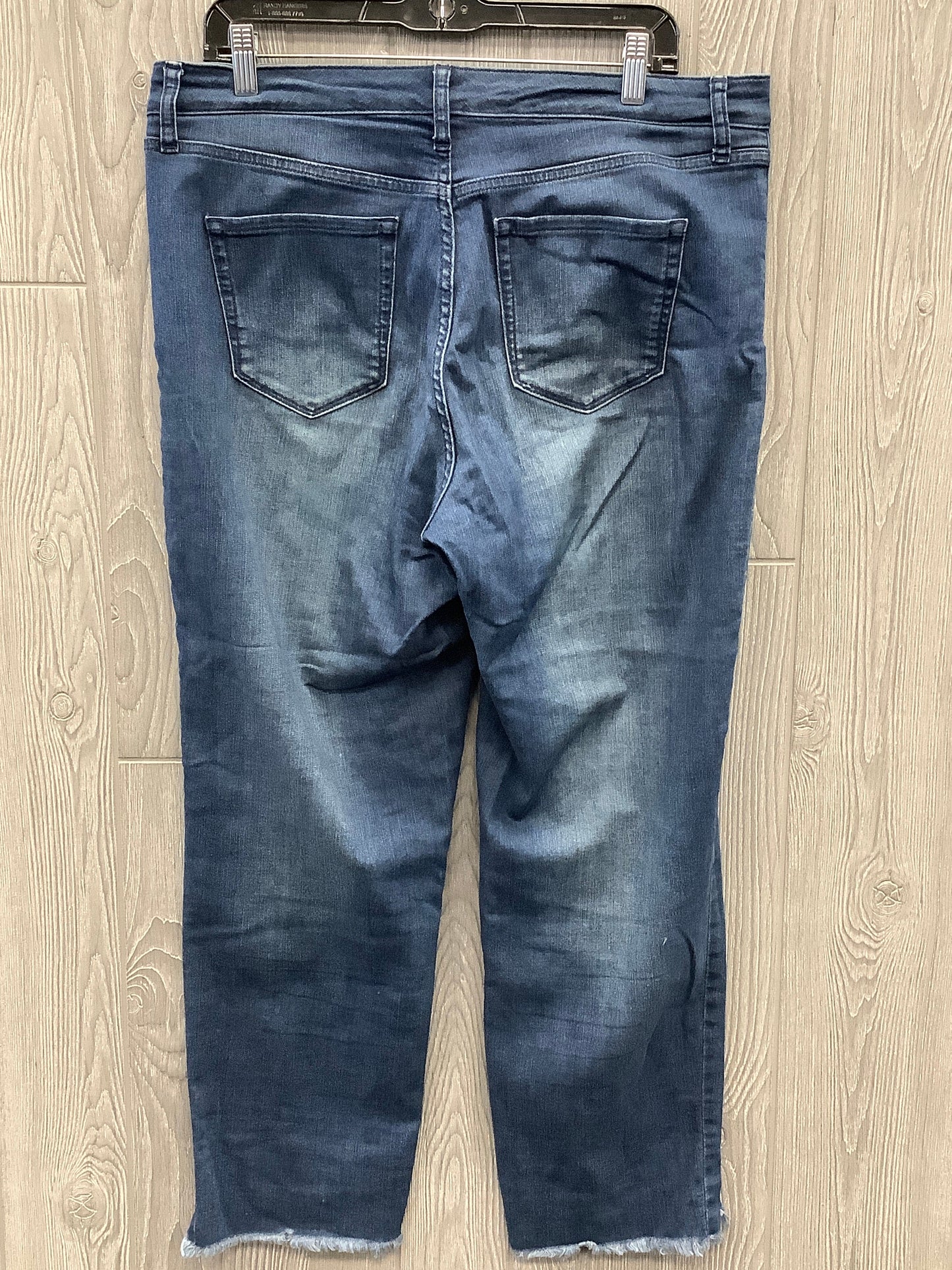 Jeans Straight By Nine West In Blue, Size: 12