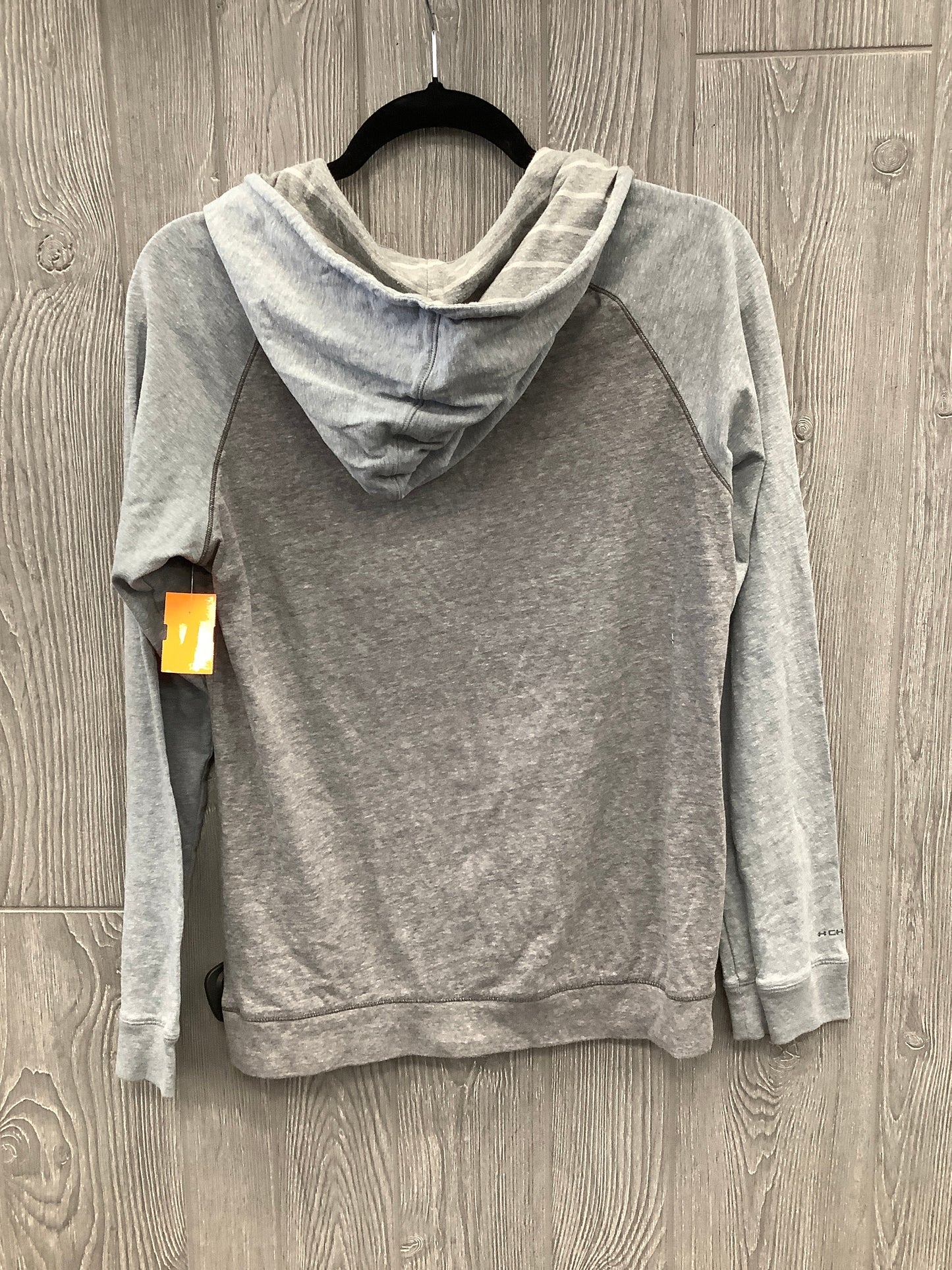 Athletic Sweatshirt Hoodie By Under Armour In Grey, Size: L