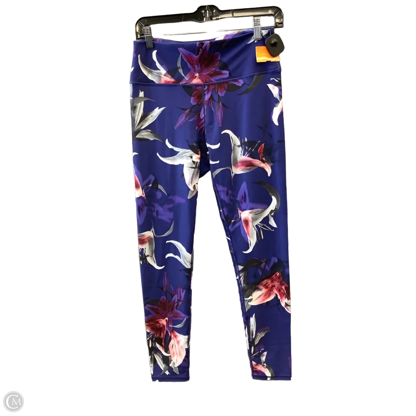 Athletic Leggings By Fabletics In Blue, Size: M