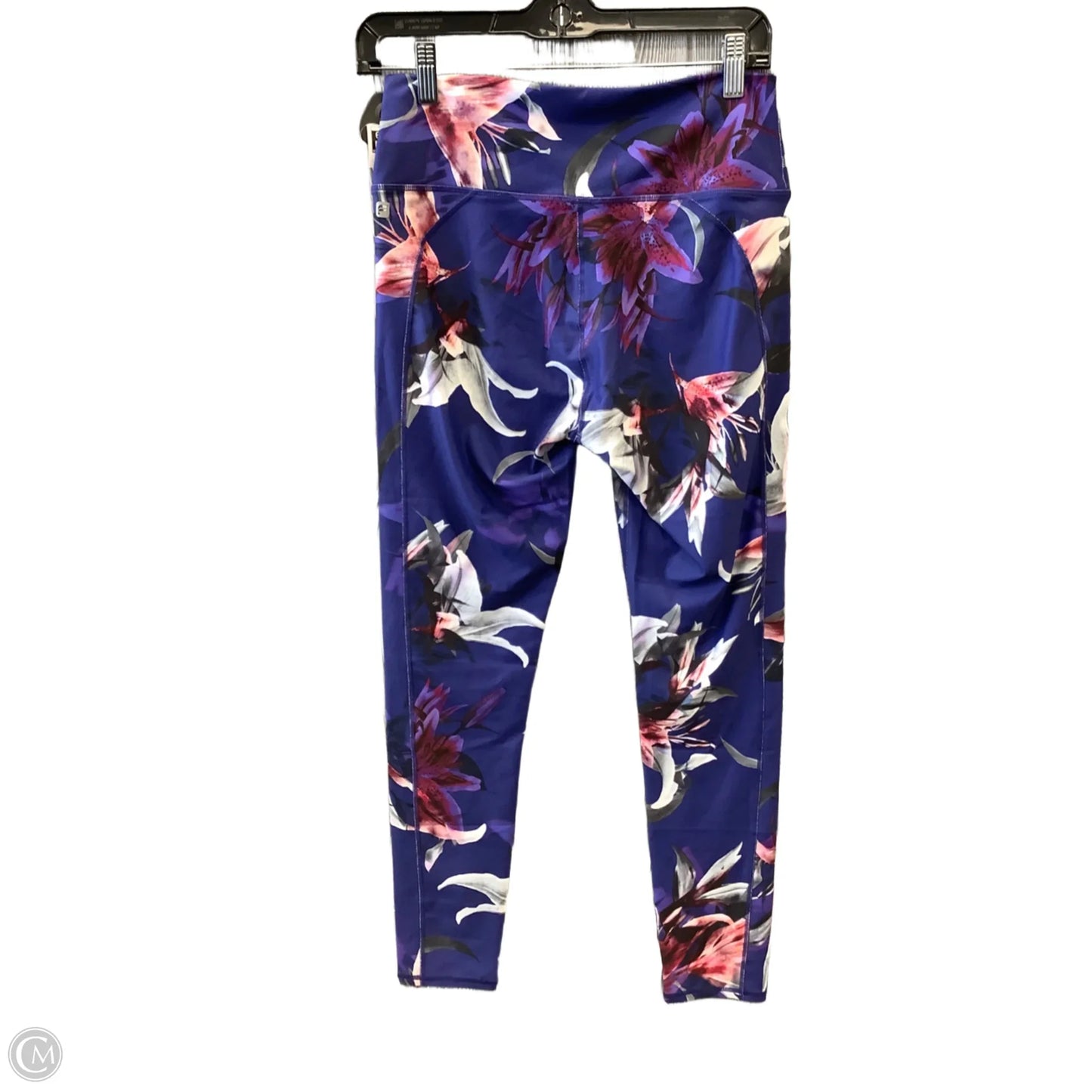 Athletic Leggings By Fabletics In Blue, Size: M