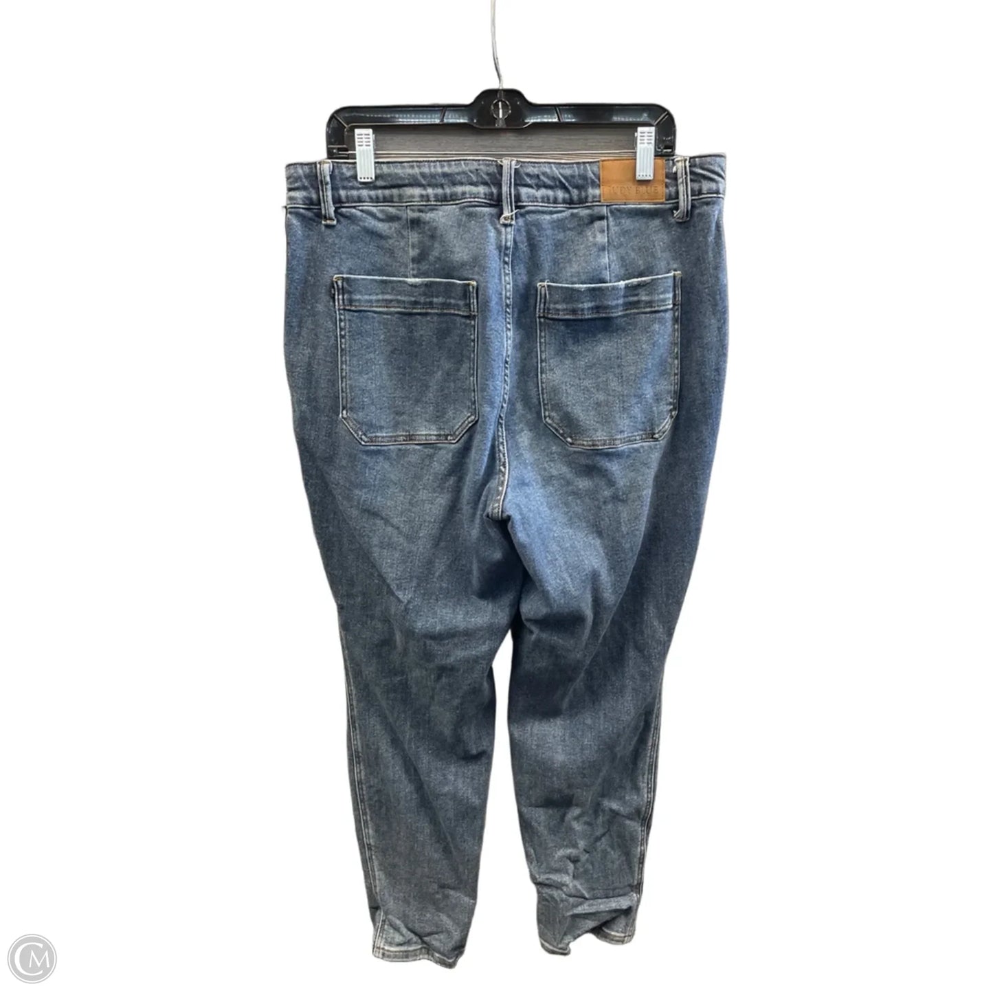 Jeans Skinny By Judy Blue In Blue Denim, Size: 16