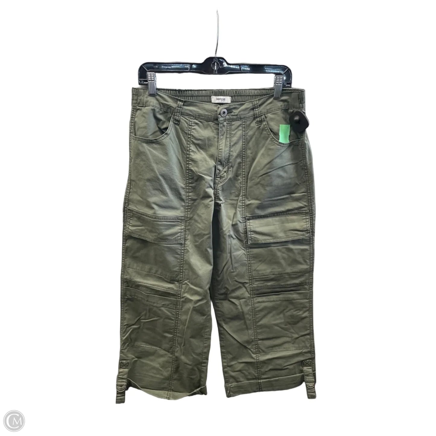 Pants Cropped By Kensie In Green, Size: 10