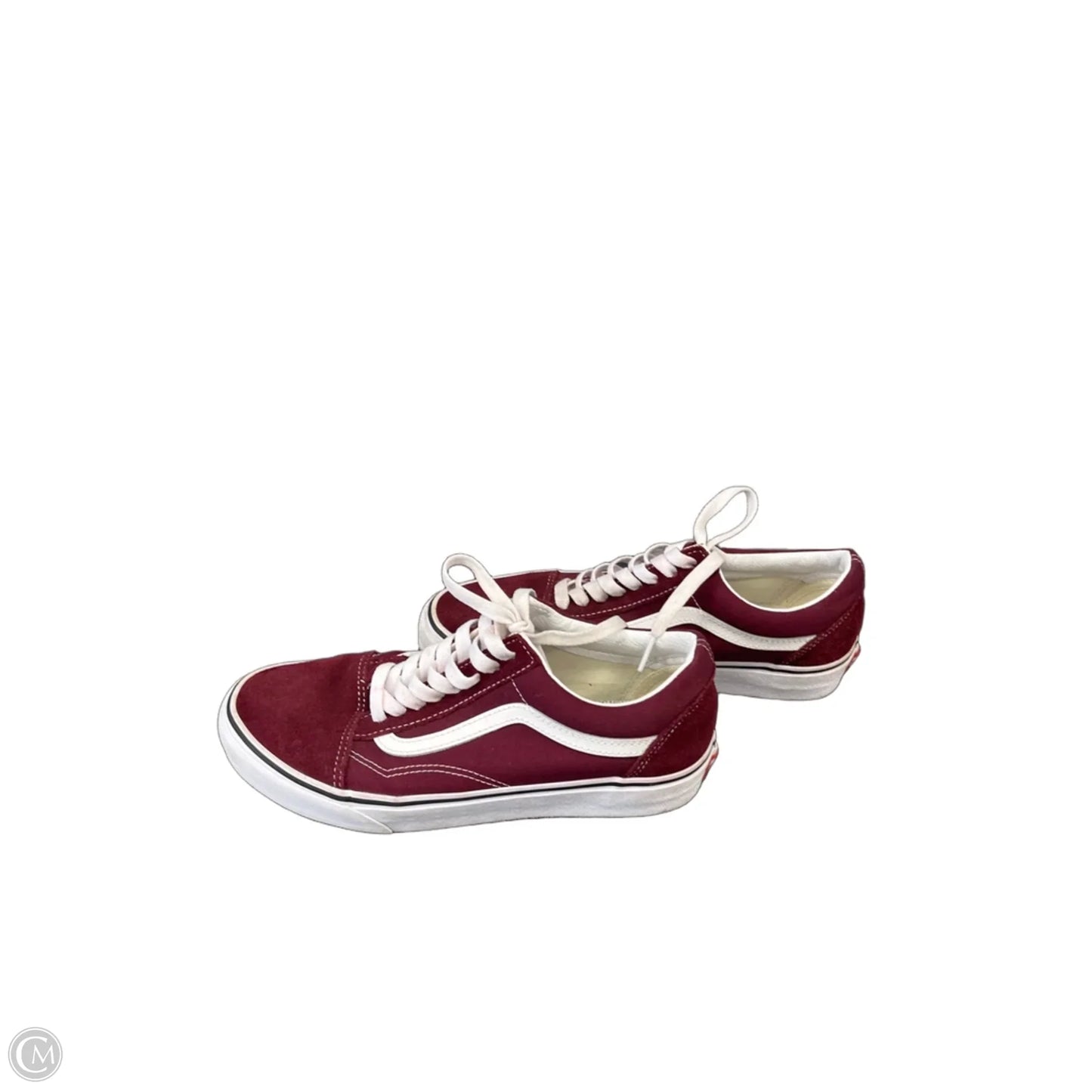 Shoes Sneakers By Vans In Red, Size: 10