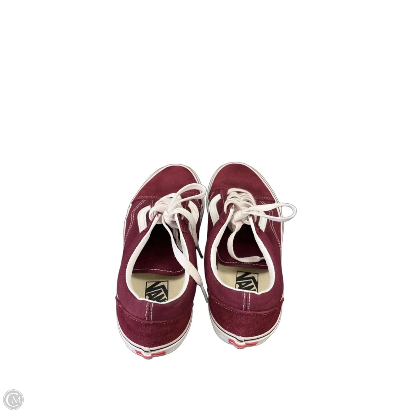Shoes Sneakers By Vans In Red, Size: 10