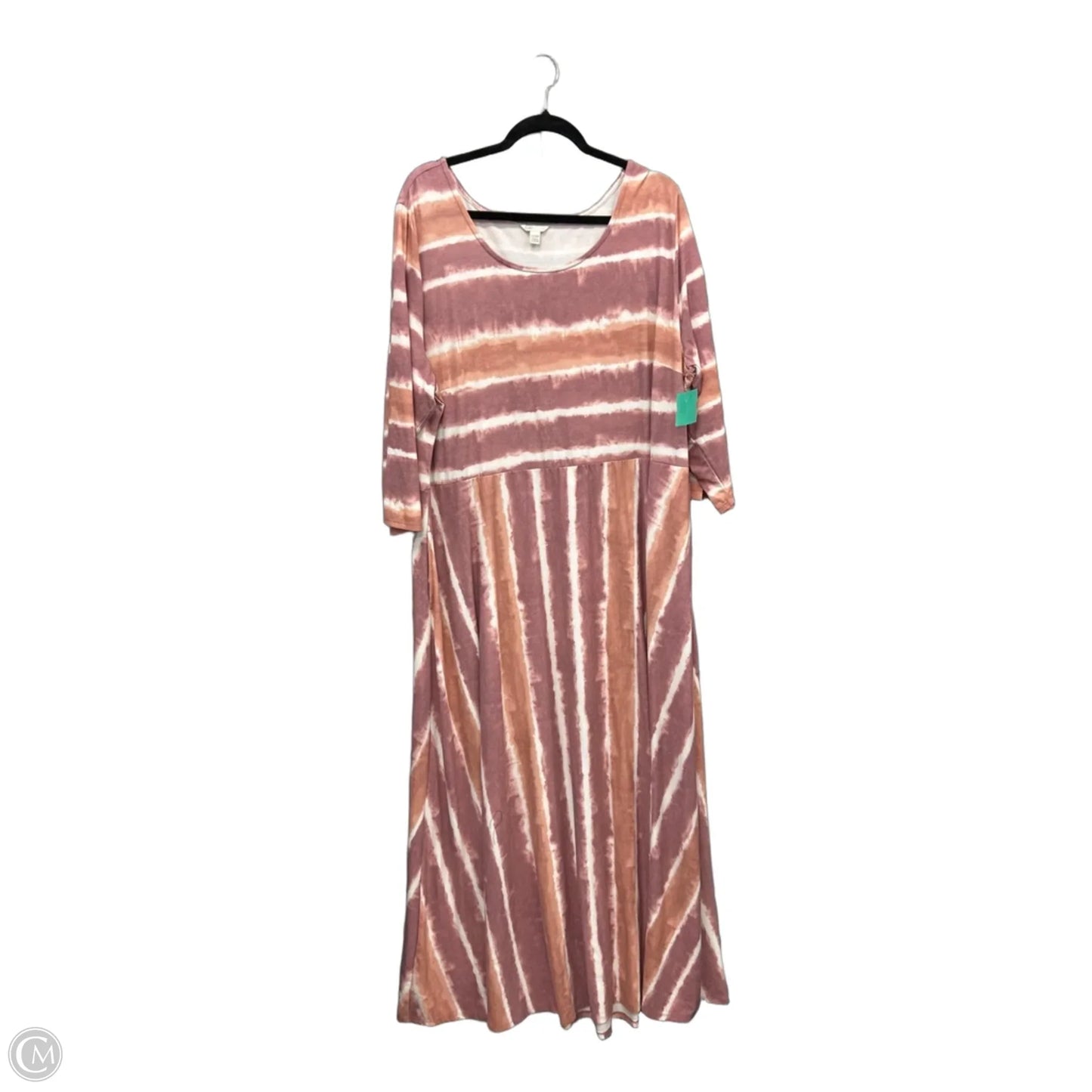 Dress Casual Maxi By Cato In Pink, Size: 3x