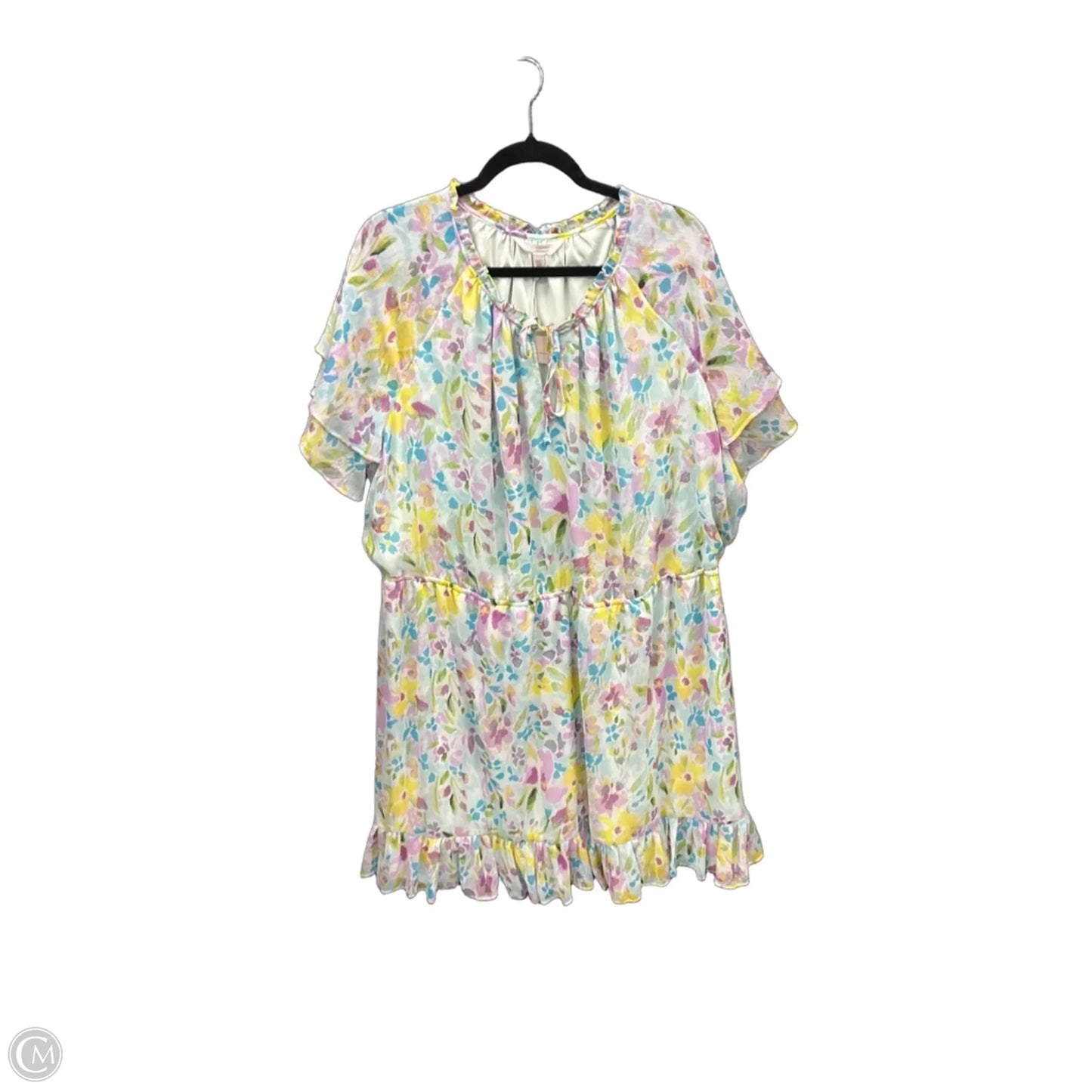 Dress Casual Midi By Lc Lauren Conrad In Blue, Size: 3x