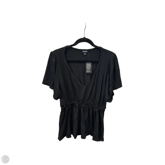 Top Short Sleeve By Torrid In Black, Size: 1x