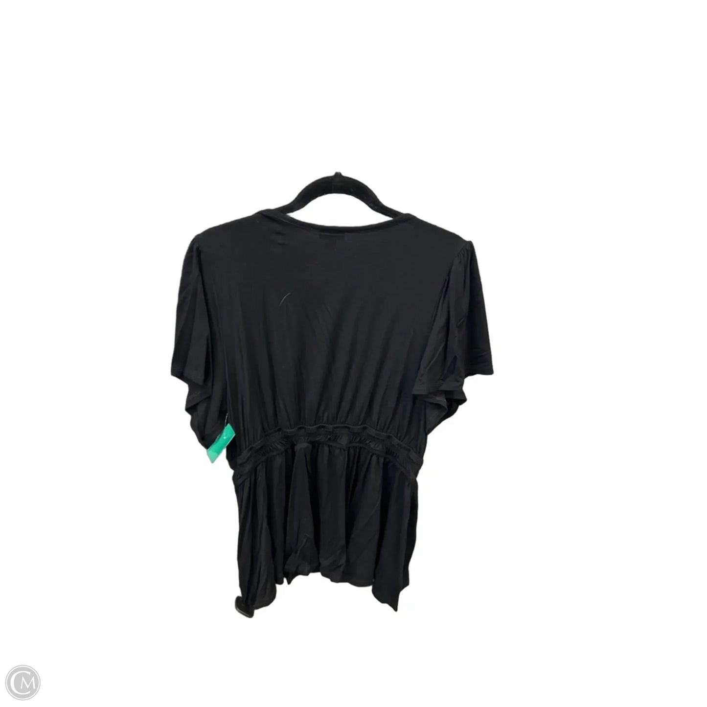 Top Short Sleeve By Torrid In Black, Size: 1x