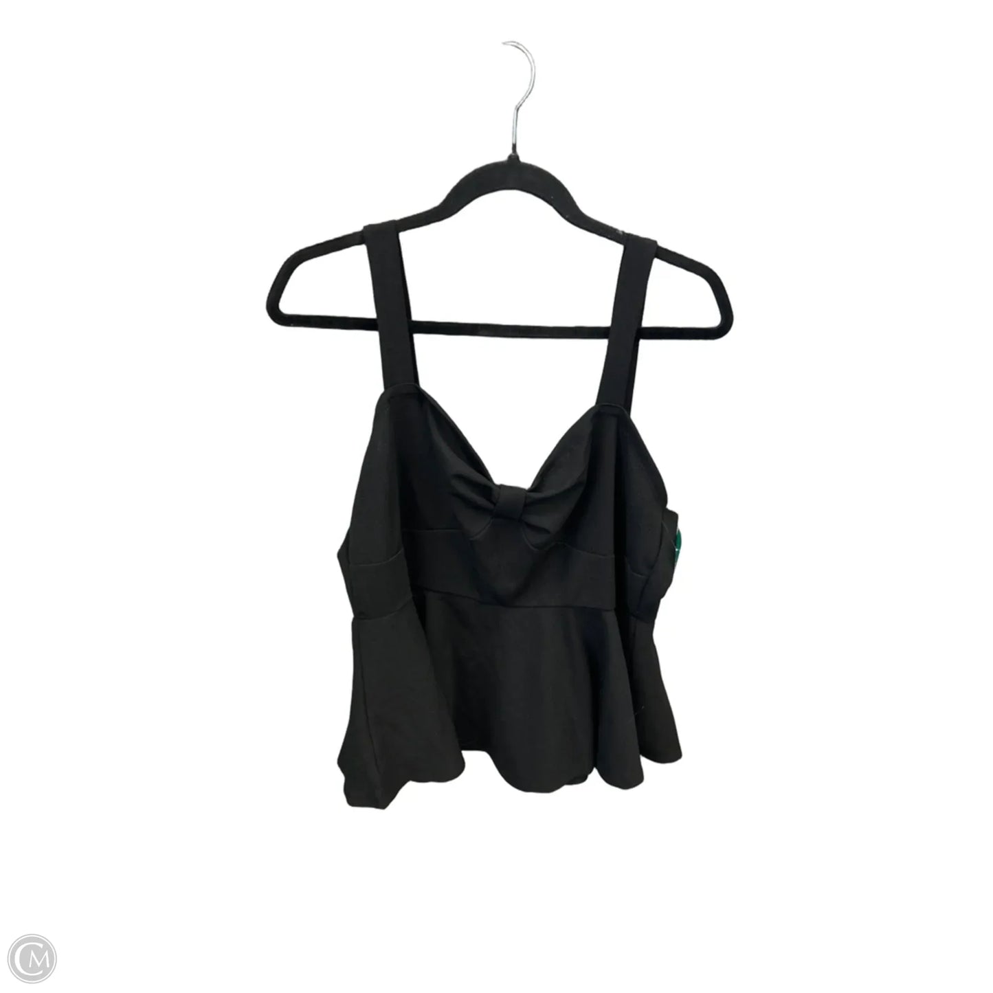 Top Sleeveless By Shein In Black, Size: 2x