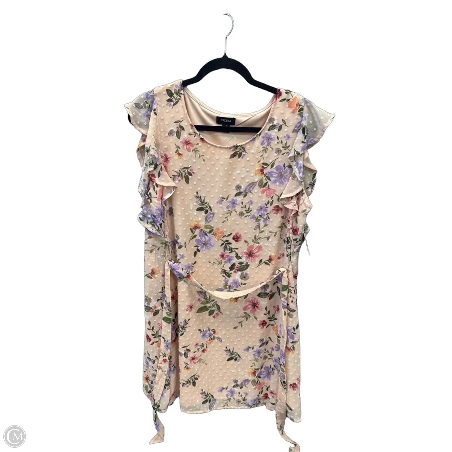 Dress Casual Short By Tacera In Pink, Size: L
