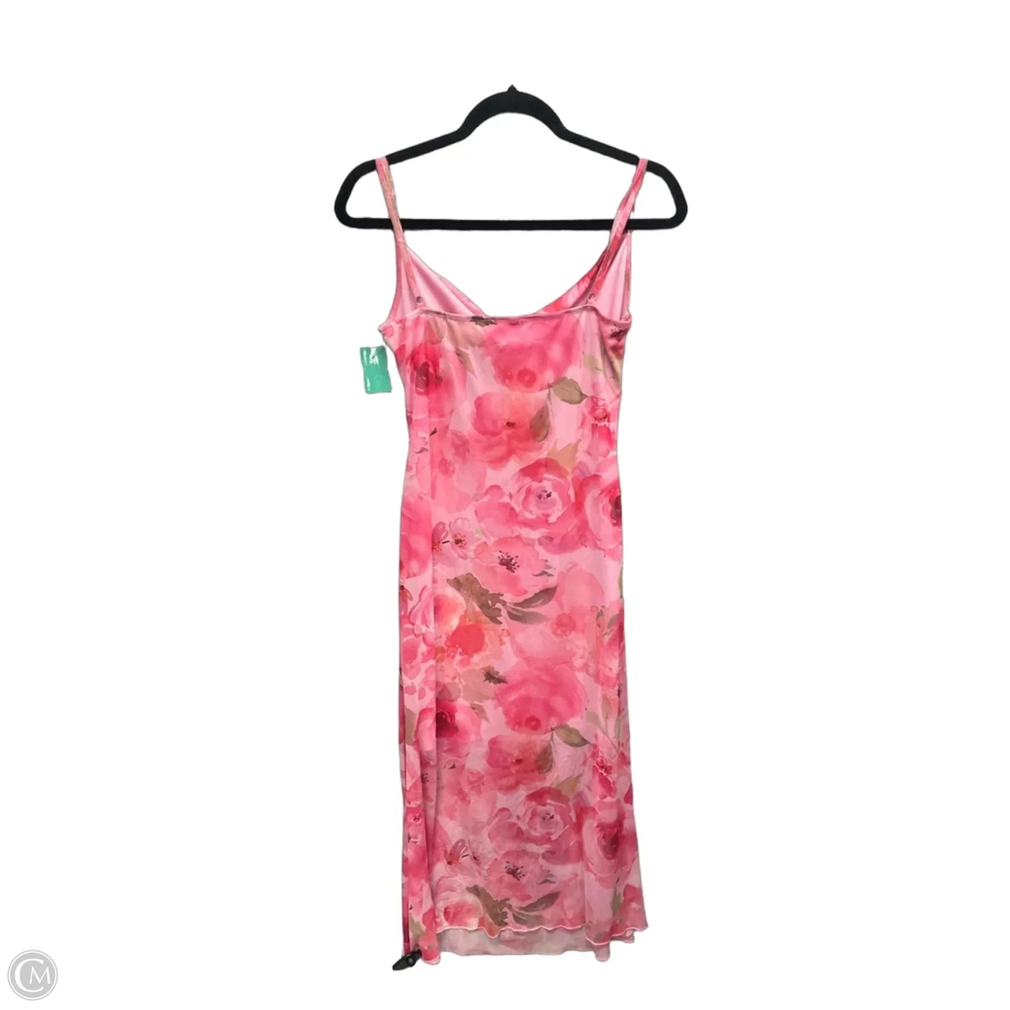 Dress Casual Midi By Shein In Floral Print, Size: L