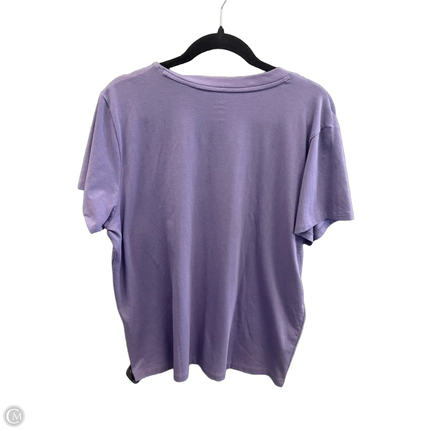 Top Short Sleeve By Under Armour In Purple, Size: Xl