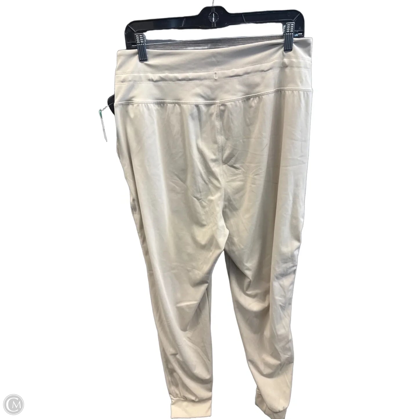 Athletic Leggings By Old Navy In Cream, Size: L