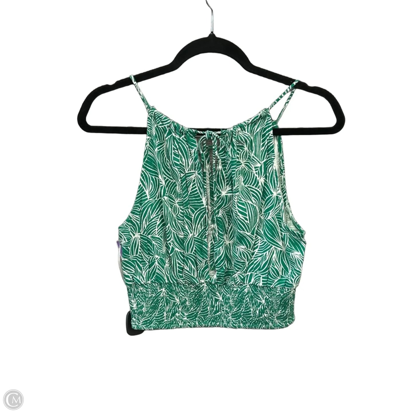 Top Sleeveless By Japna In Green, Size: L
