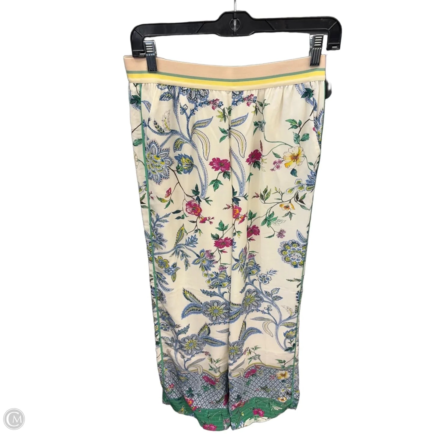 Pants Wide Leg By Caballero In Floral Print, Size: 4