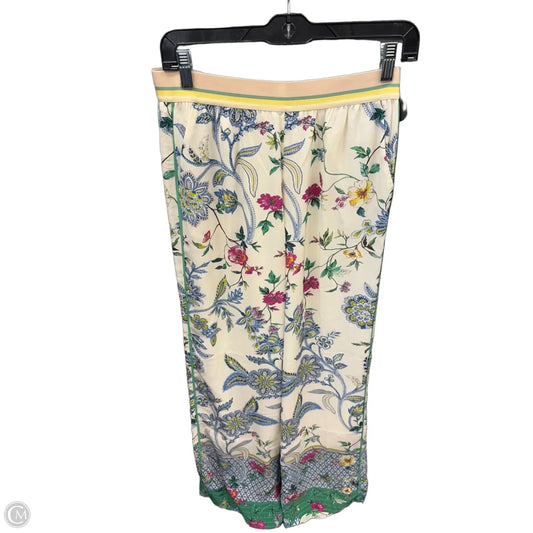 Pants Wide Leg By Caballero In Floral Print, Size: 4