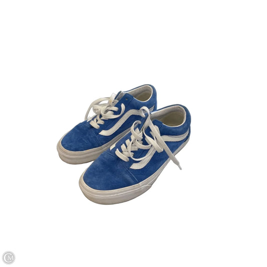 Shoes Sneakers By Vans In Blue, Size: 6.5