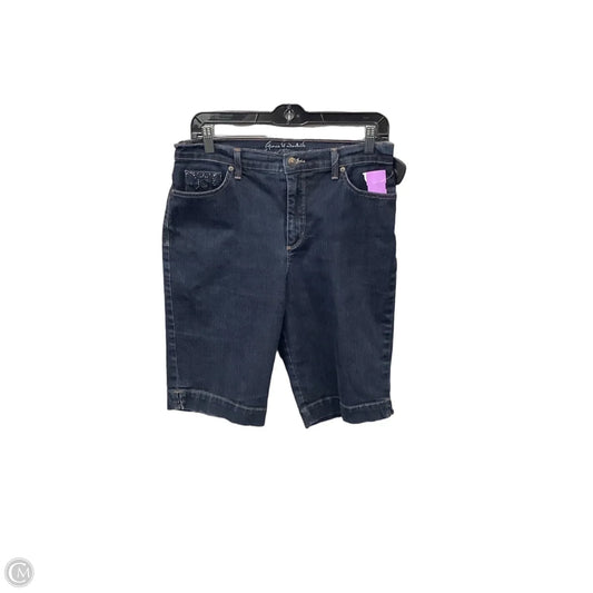 Shorts By Gloria Vanderbilt In Blue Denim, Size: 8