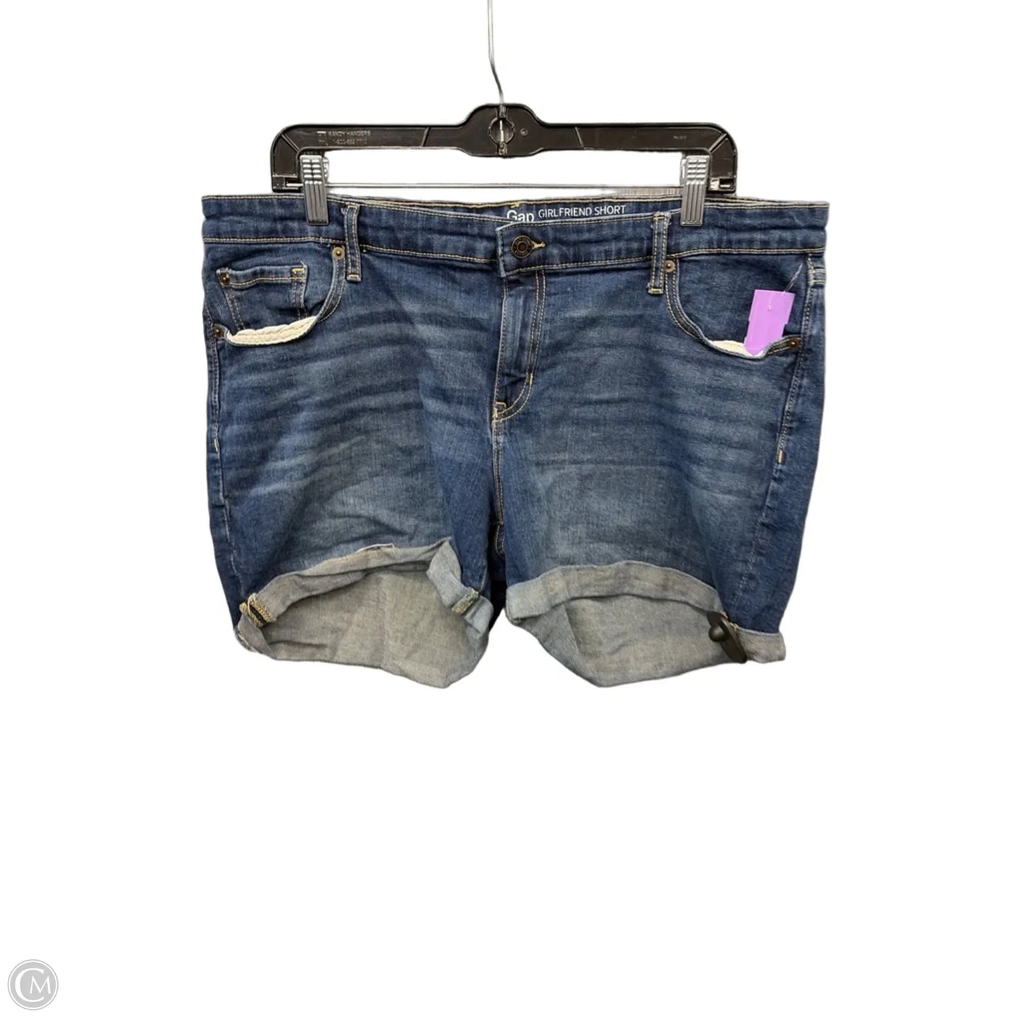 Shorts By Gap In Blue Denim, Size: 16