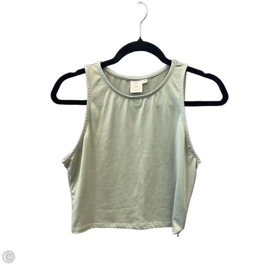 Top Sleeveless By Live In The Moment In Green, Size: M