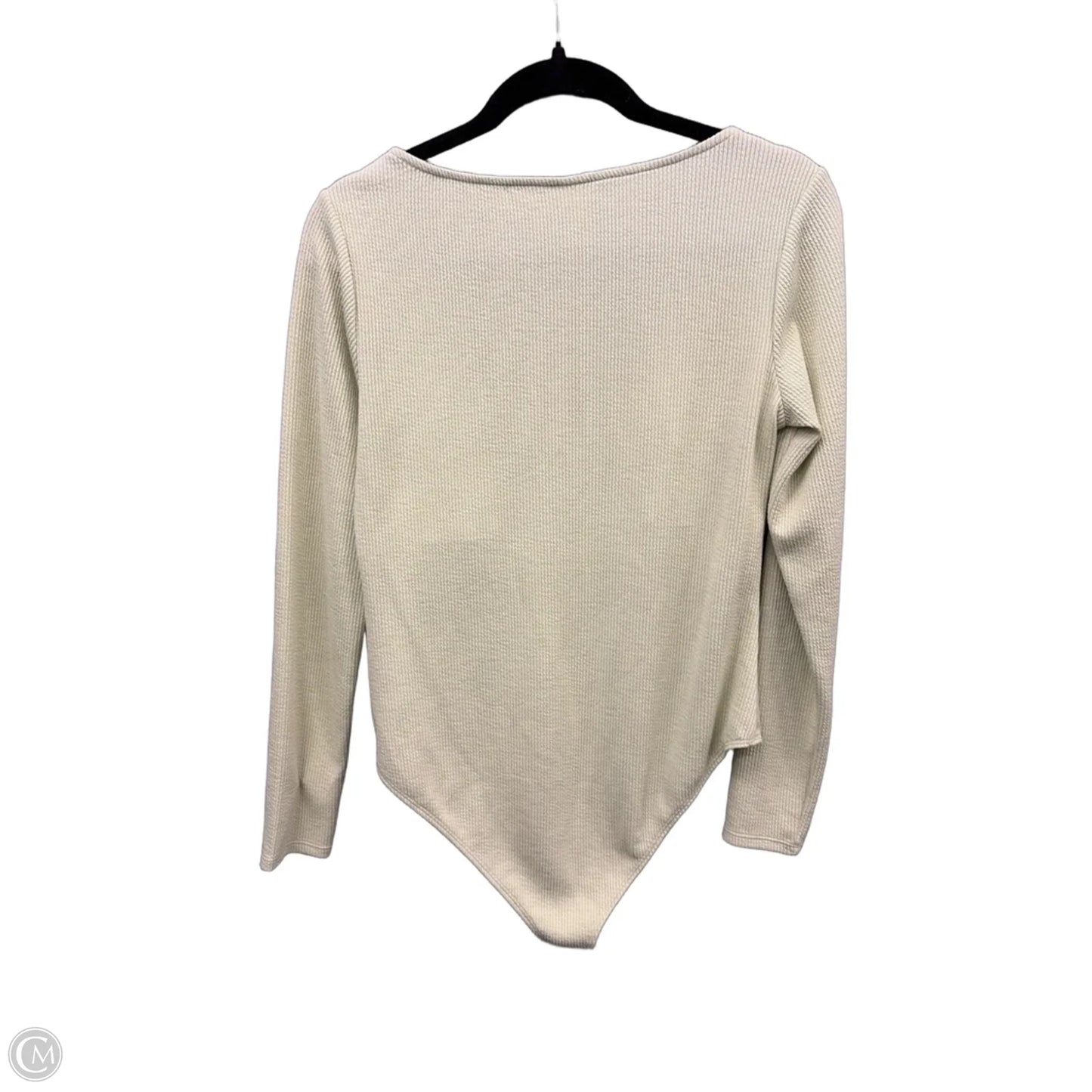 Top Long Sleeve By H&m In Green, Size: L