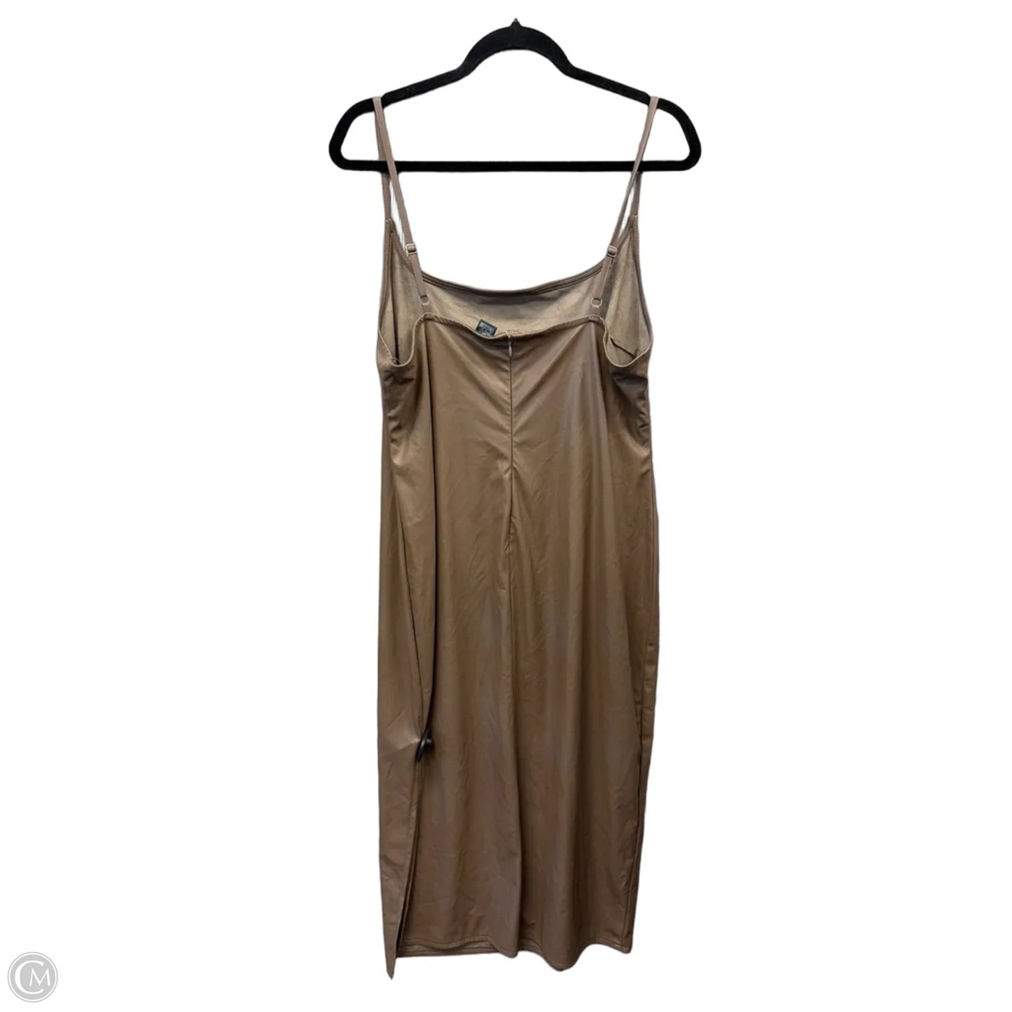 Dress Casual Midi By Wild Fable In Brown, Size: Xxl