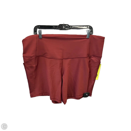 Athletic Shorts By All In Motion In Red, Size: 2x