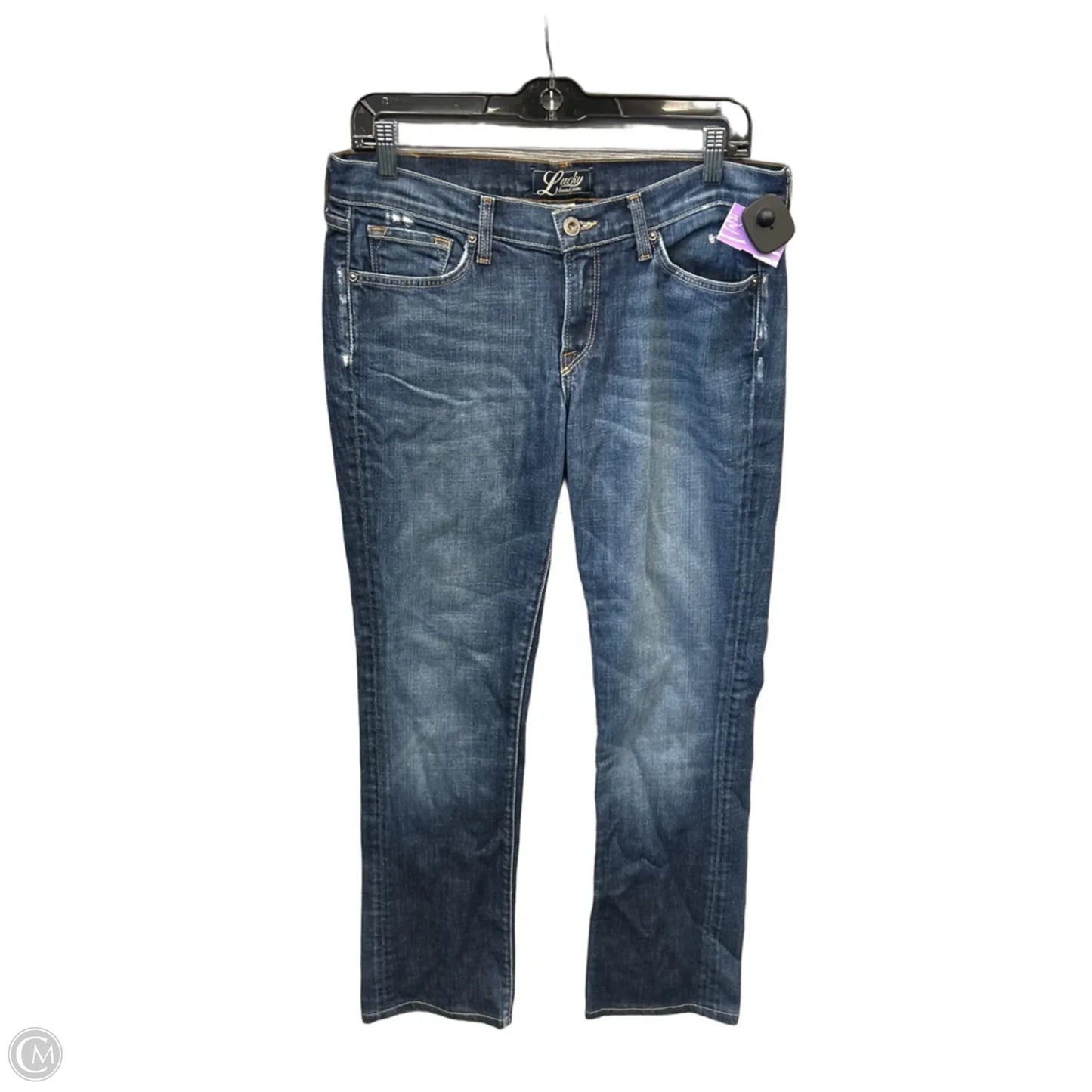 Jeans Boot Cut By Lucky Brand In Blue Denim, Size: 10