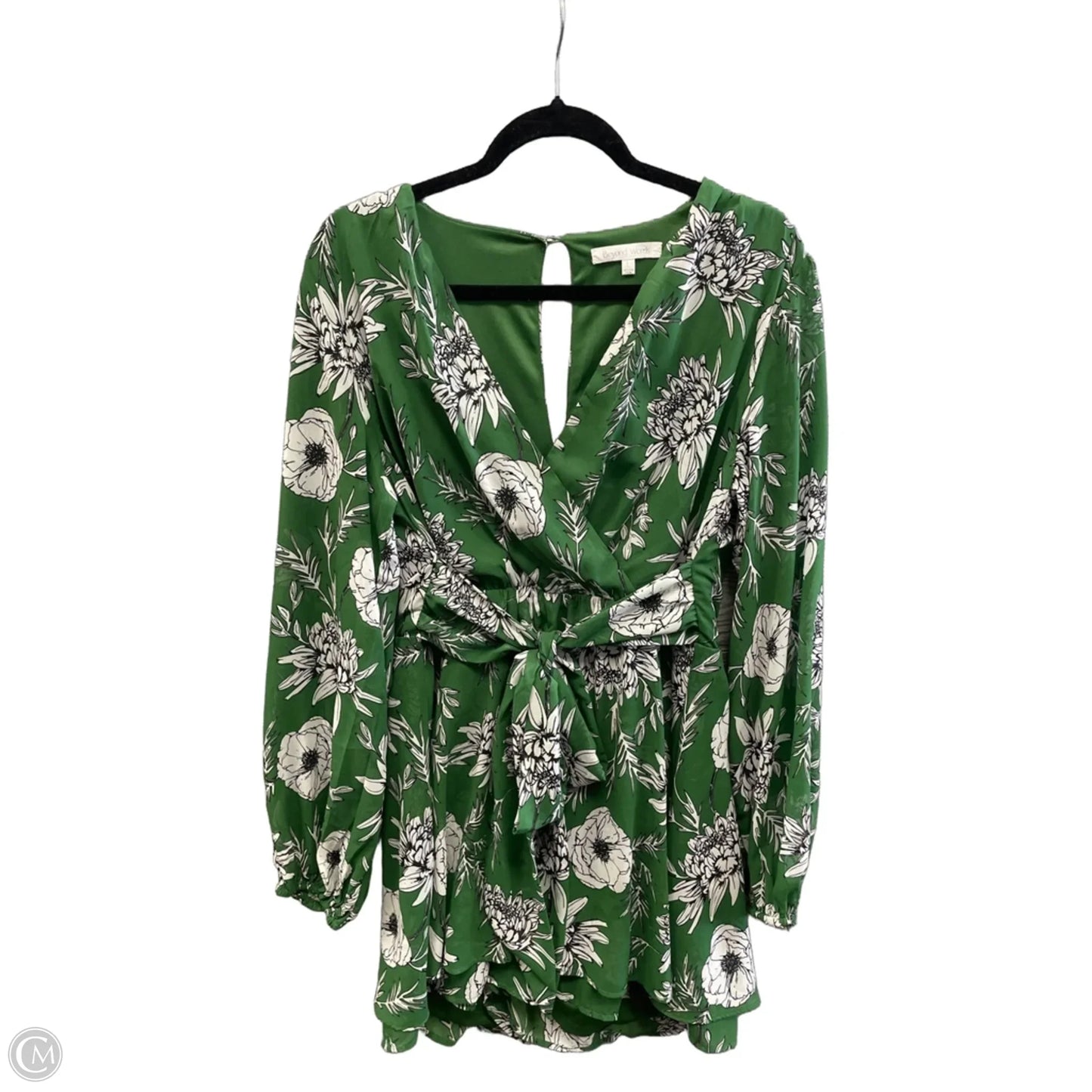 Romper By Clothes Mentor In Green, Size: L