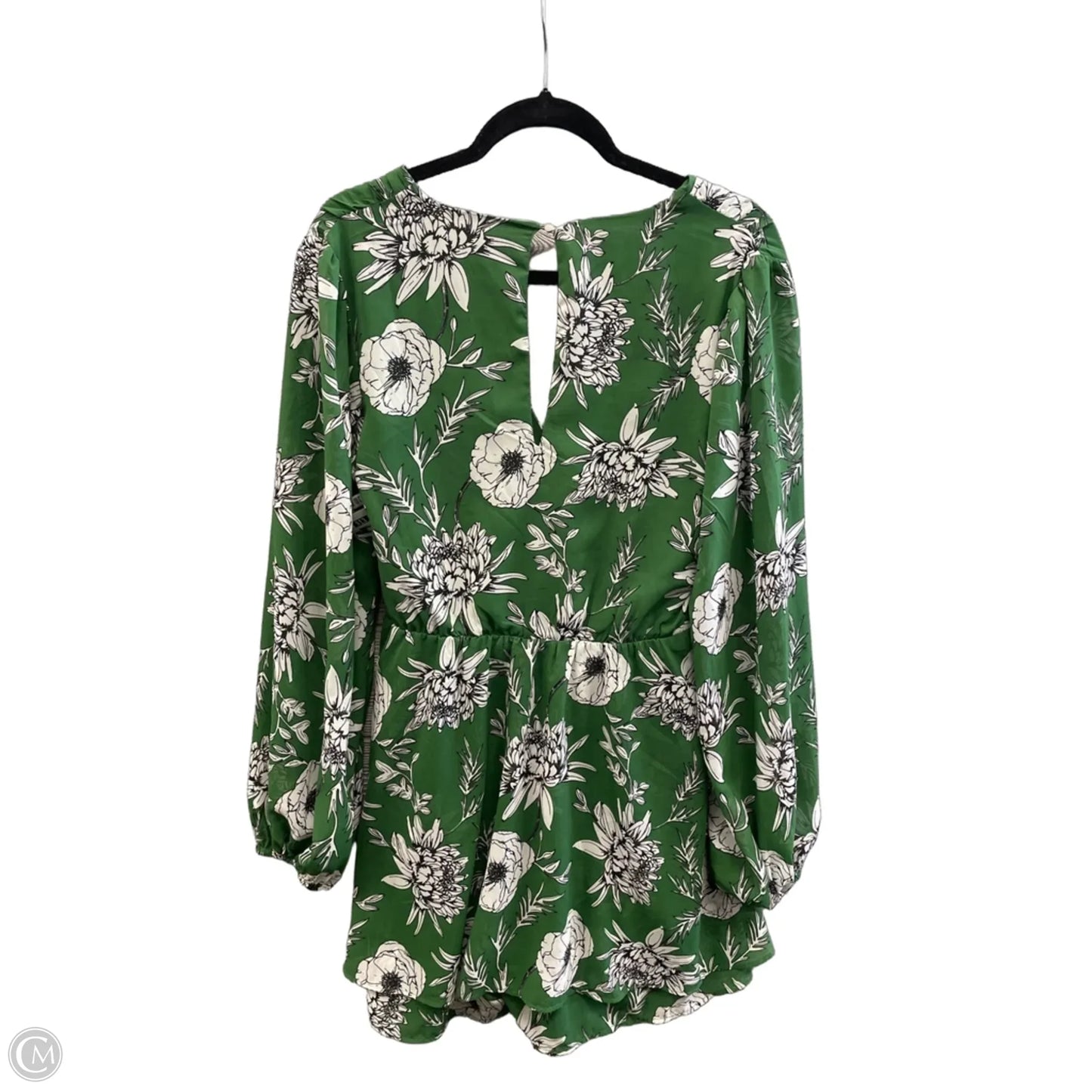 Romper By Clothes Mentor In Green, Size: L