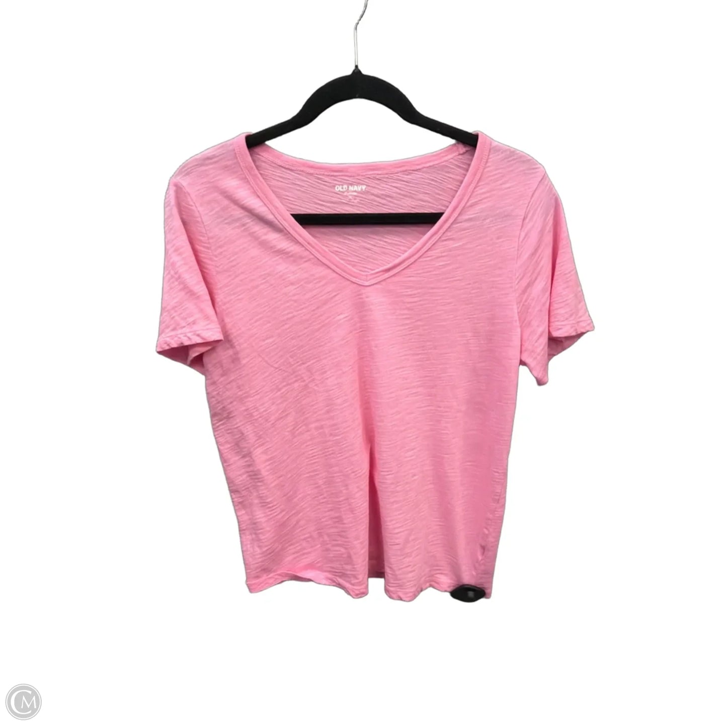 Top Short Sleeve Basic By Old Navy In Pink, Size: M