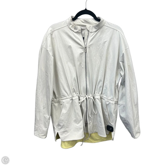 Jacket Windbreaker By Lululemon In Cream, Size: M