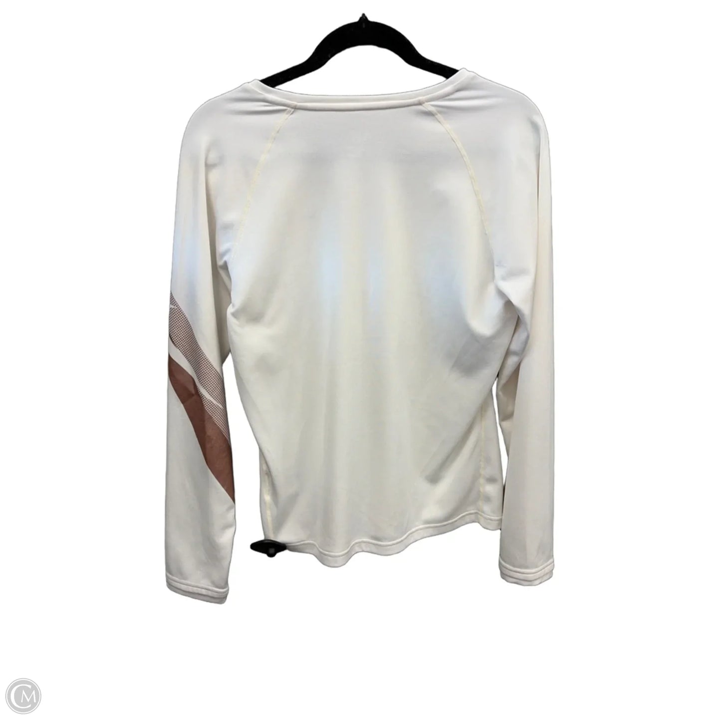 Athletic Top Long Sleeve Crewneck By Nike Apparel In White, Size: M