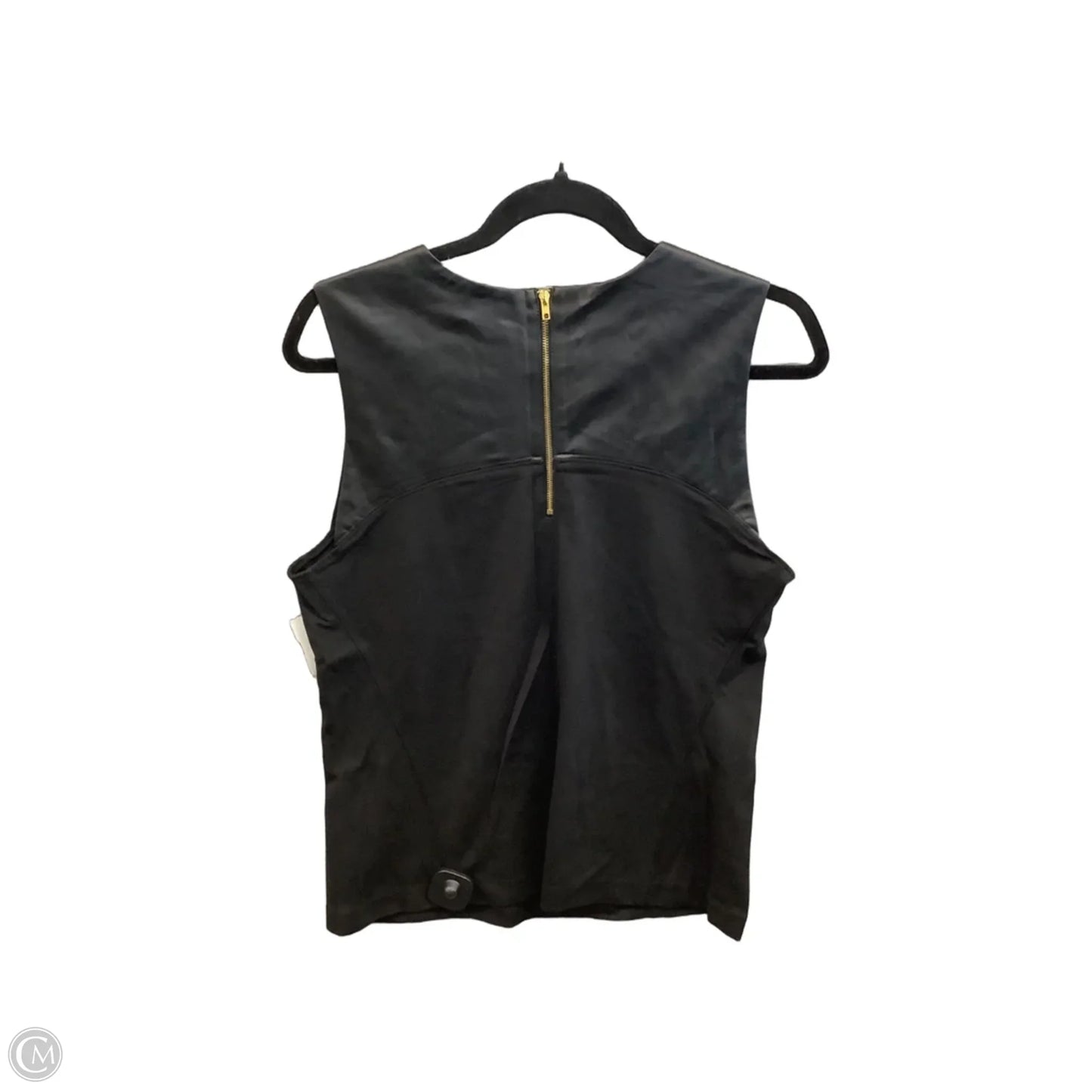 Top Sleeveless By Banana Republic In Black, Size: L