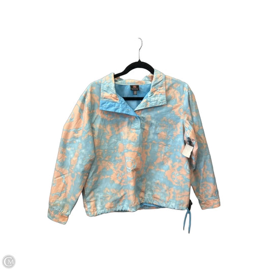 Jacket Shirt By Clothes Mentor In Blue & Orange, Size: S