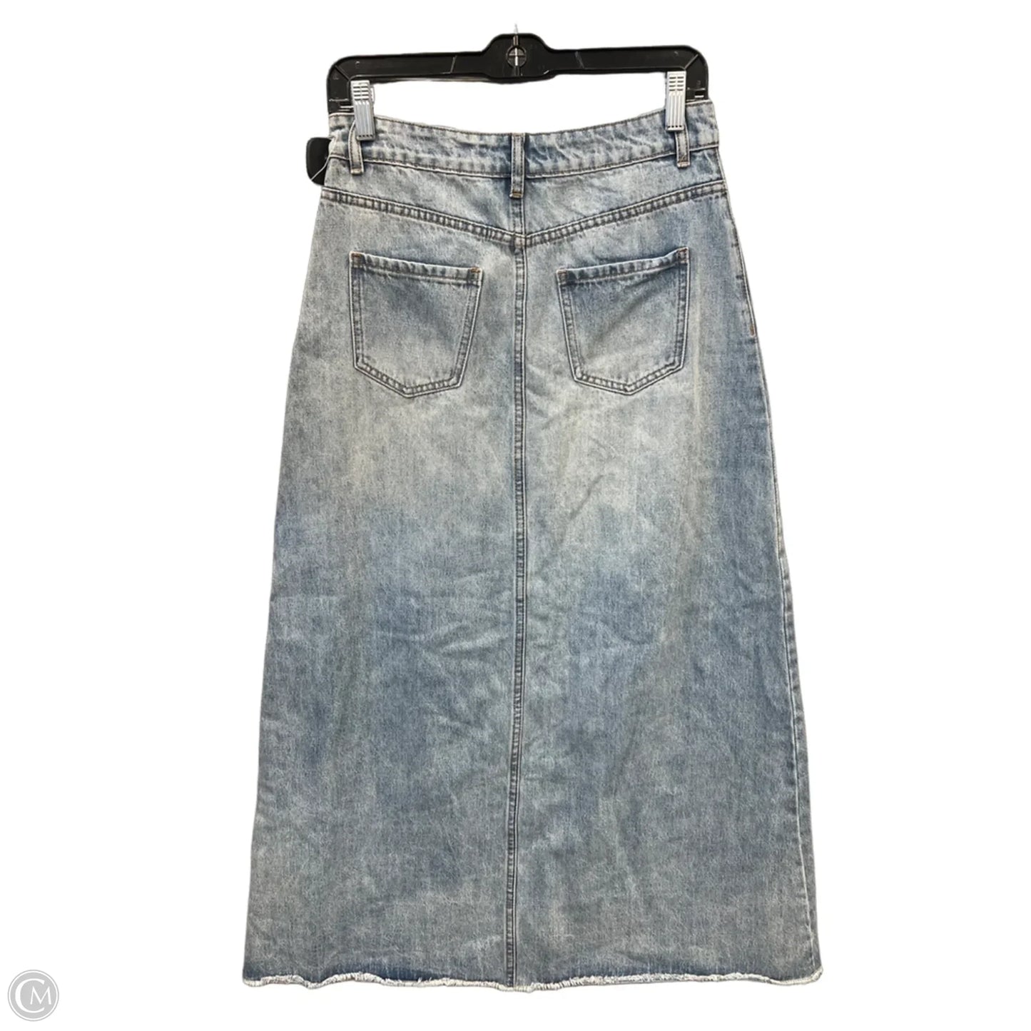 Skirt Maxi By Clothes Mentor In Blue Denim, Size: 6