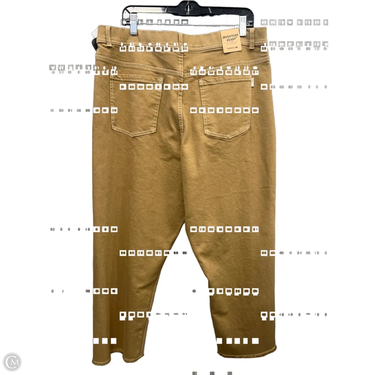 Jeans Straight By Toad & Co In Beige, Size: 18