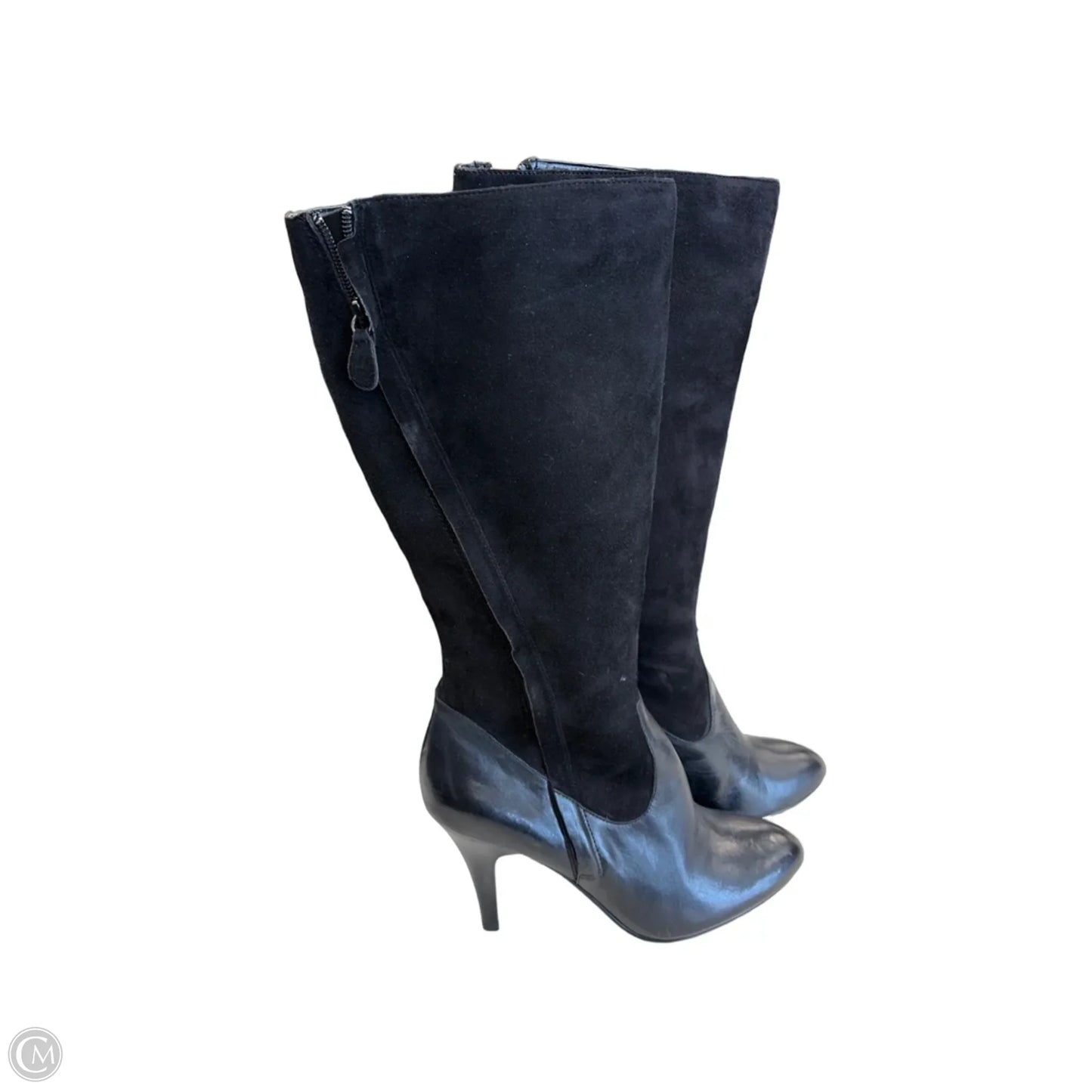 Boots Knee Heels By Worthington In Black, Size: 9