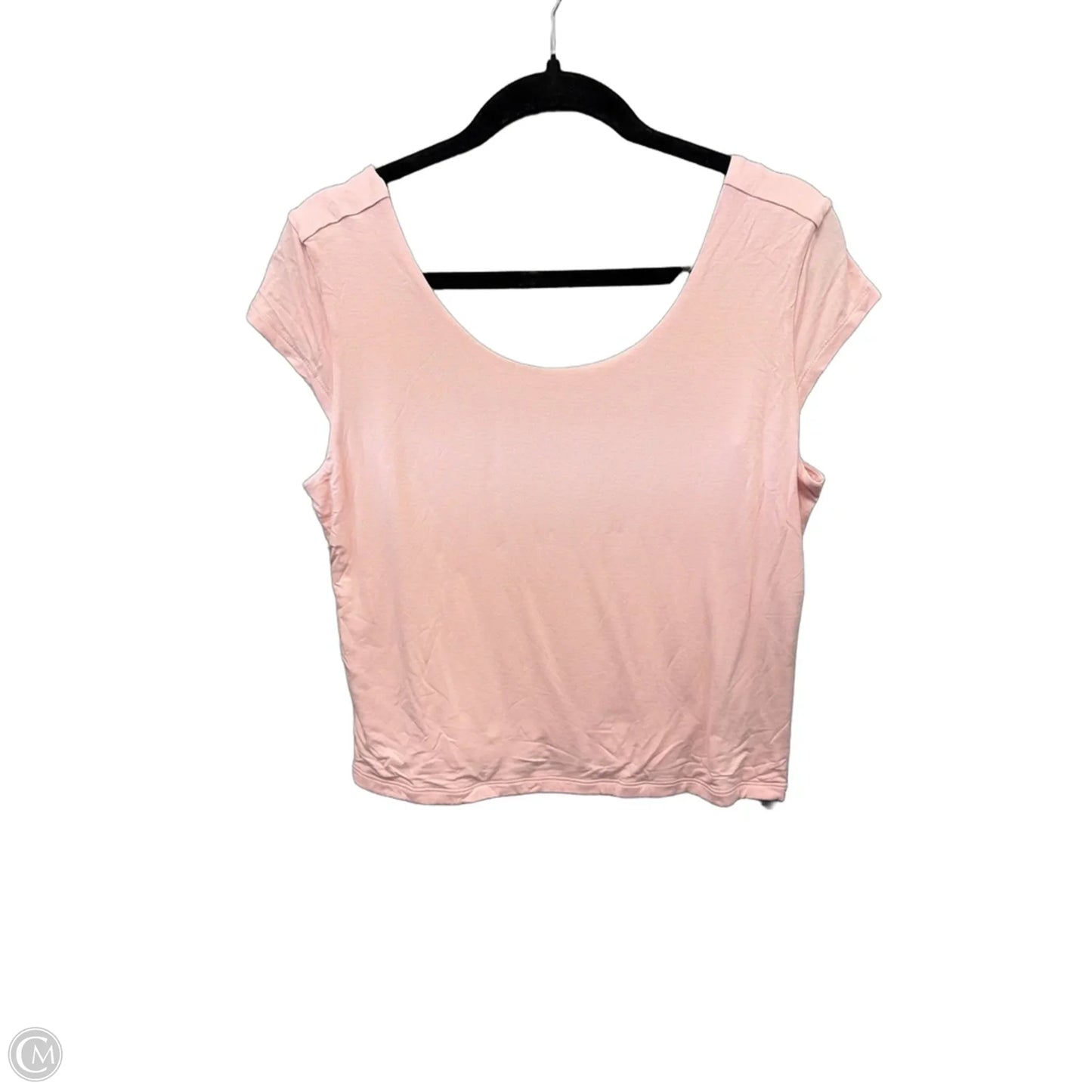 Top Short Sleeve By Wild Fable In Pink, Size: Xl