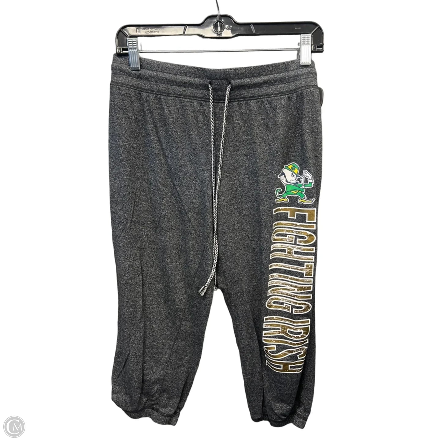 Athletic Capris By Clothes Mentor In Grey, Size: M