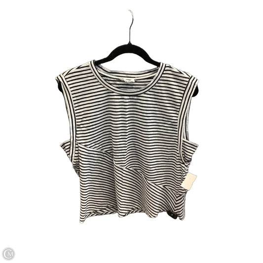 Top Sleeveless By Clothes Mentor In Striped Pattern, Size: L