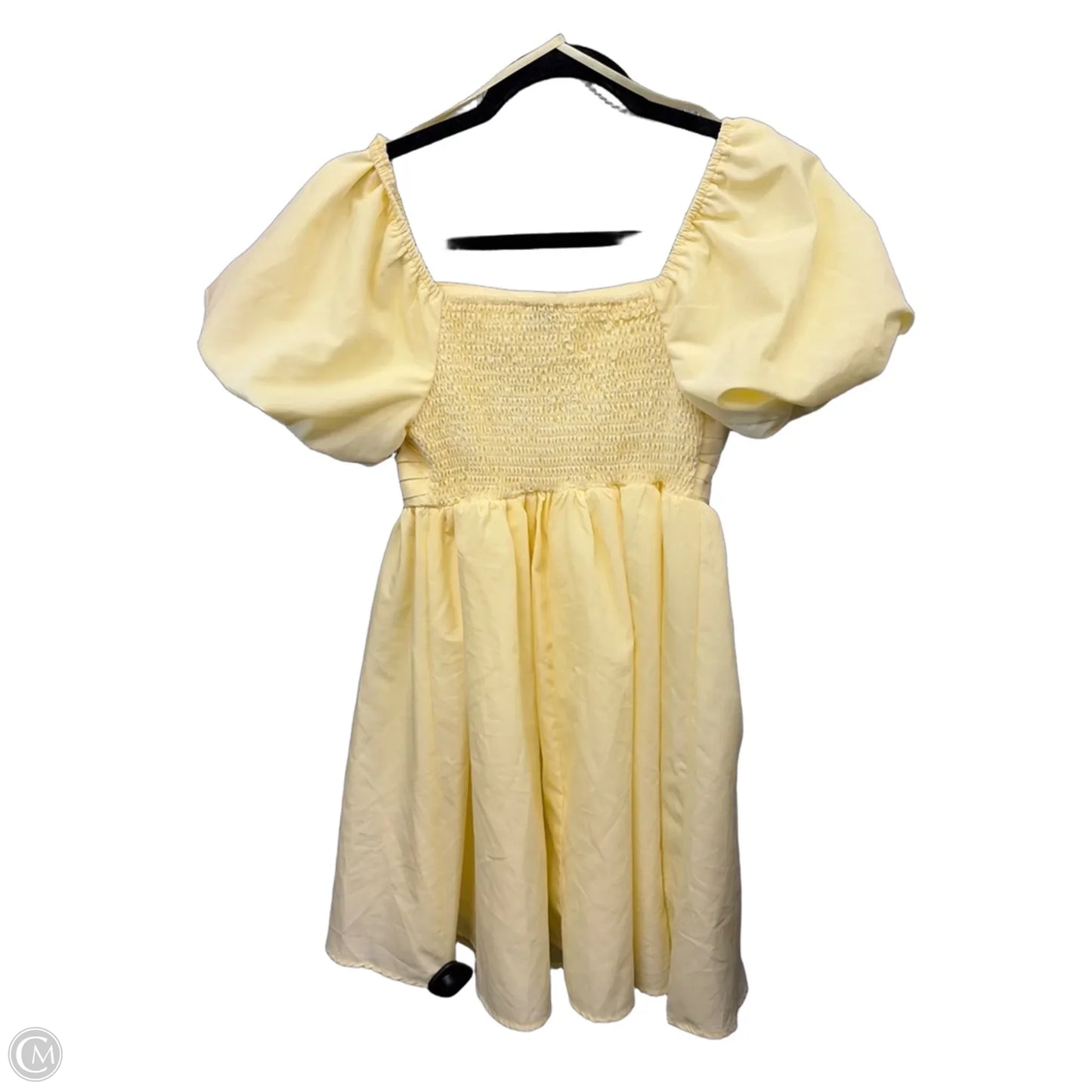 Dress Casual Short By She + Sky In Yellow, Size: S