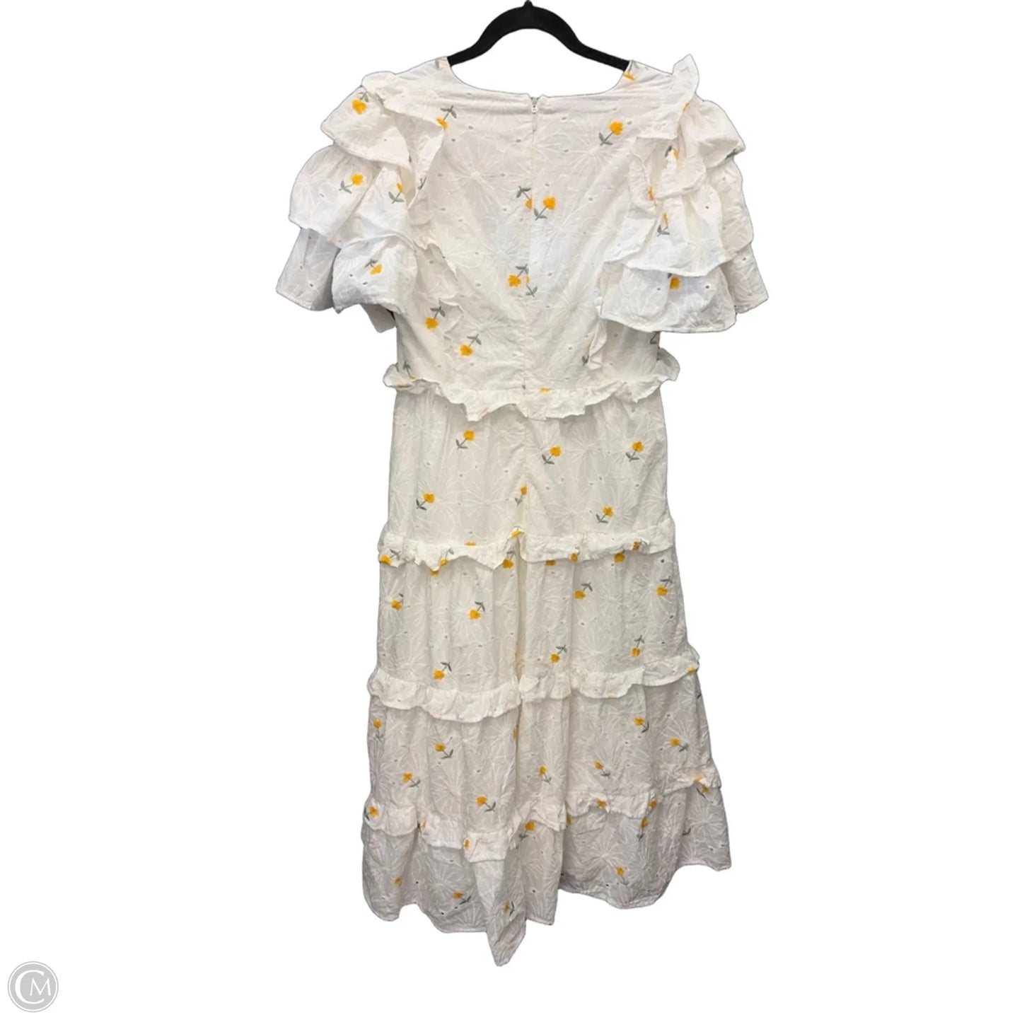 Dress Casual Maxi By Clothes Mentor In White, Size: M