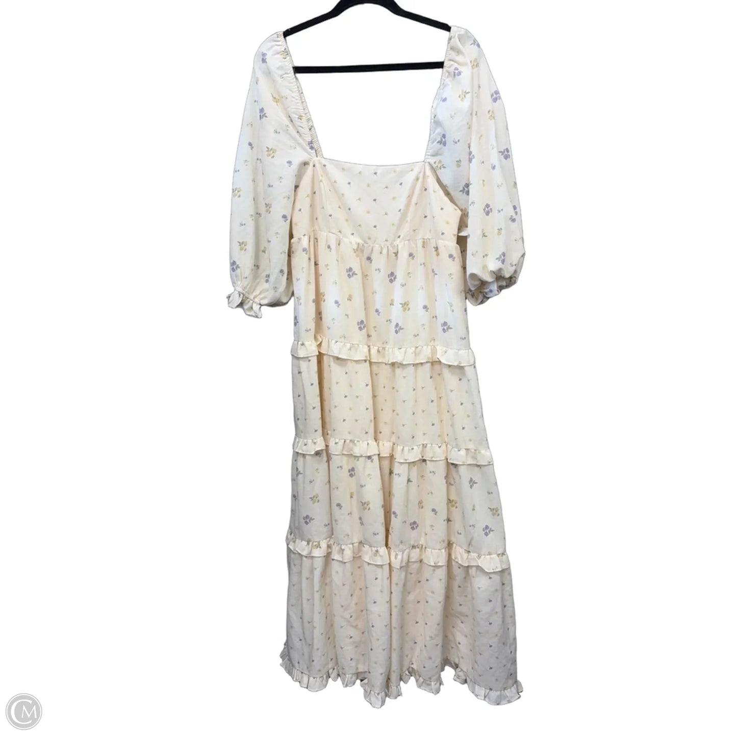 Dress Casual Maxi By Clothes Mentor In Cream, Size: M