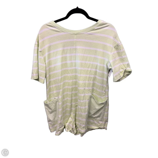 Romper By Clothes Mentor In Striped Pattern, Size: S