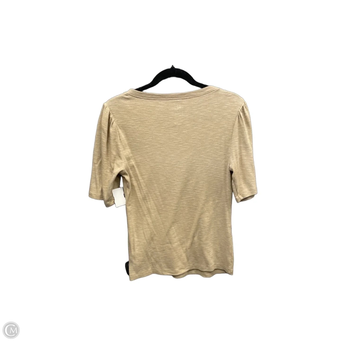 Top Short Sleeve By Gap In Beige, Size: M