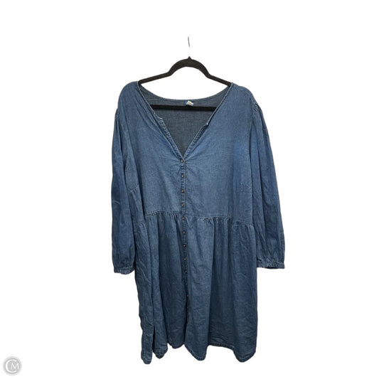 Dress Casual Short By Old Navy In Blue, Size: 3x