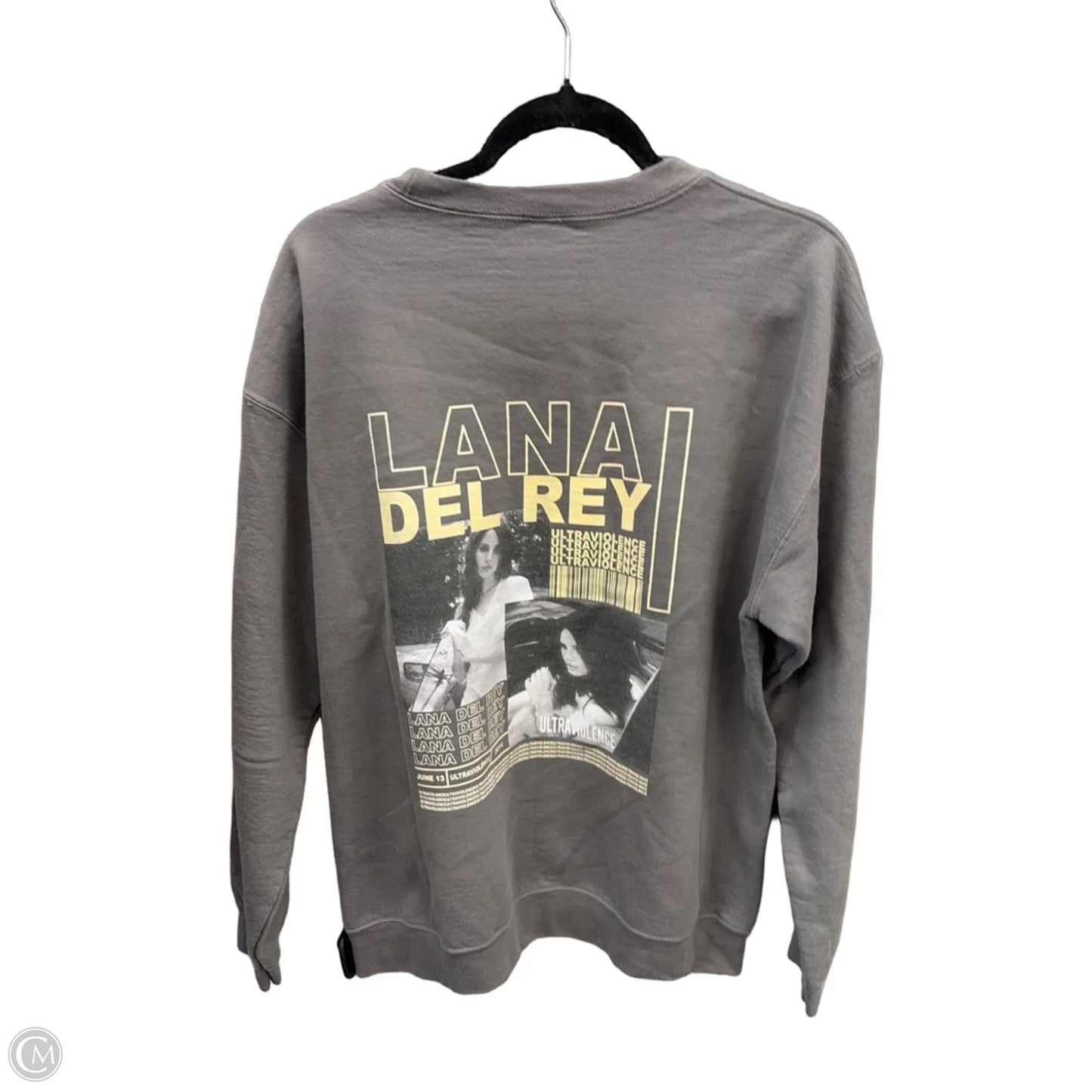 Sweatshirt Crewneck By Clothes Mentor In Grey, Size: L