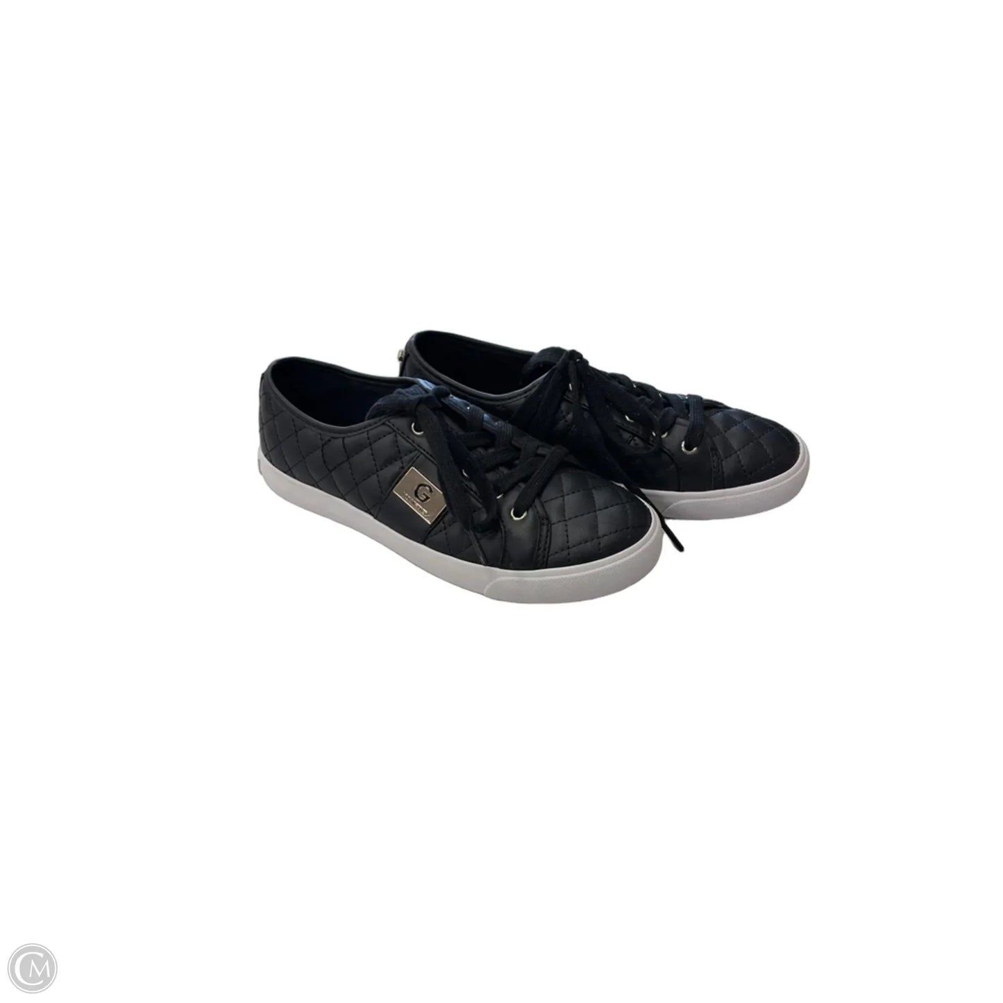 Shoes Sneakers By Guess In Black, Size: 7.5